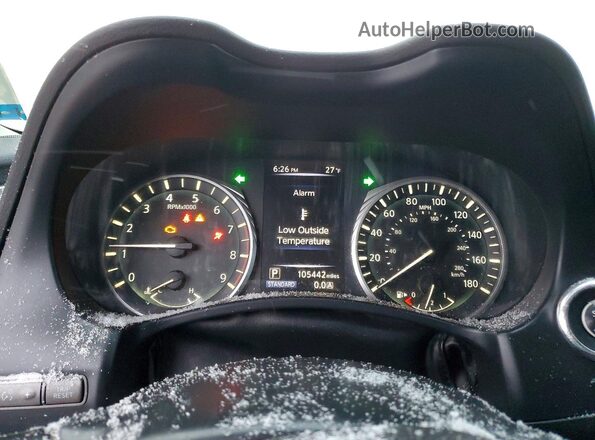 JN1EV7AP5JM353830 2018 INFINITI Q50 Blue Սարքավորումների վահանակի տեսք