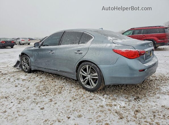 JN1EV7AP5JM353830 2018 INFINITI Q50 Blue Հետևի ձախ