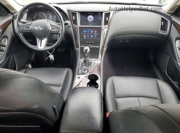 JN1EV7AP5JM366271 2018 INFINITI Q50 Silver Առջևի վահանակի տեսք