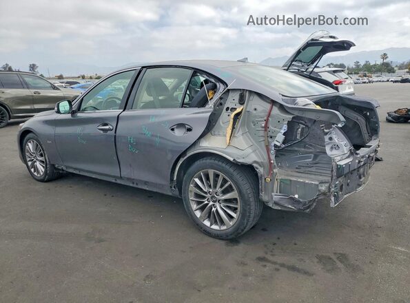 JN1EV7AP5JM366271 2018 INFINITI Q50 Silver Հետևի ձախ