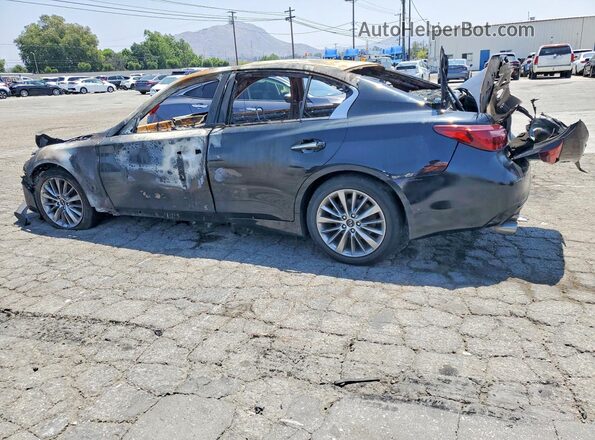JN1EV7AP5JM590074 2018 INFINITI Q50 Черный Задняя левая четверть