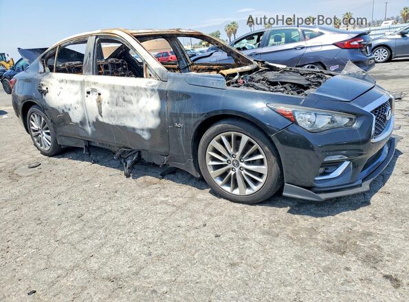 JN1EV7AP5JM590074 2018 INFINITI Q50 Черный Передняя правая четверть
