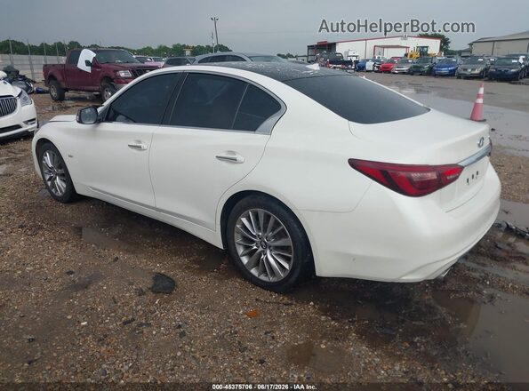 JN1EV7AP5JM590849 2018 INFINITI Q50 Белый Задняя левая четверть