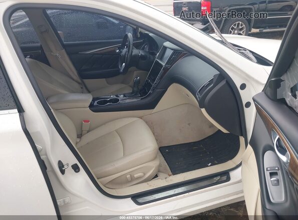 JN1EV7AP5JM590849 2018 INFINITI Q50 Белый Вид салона спереди