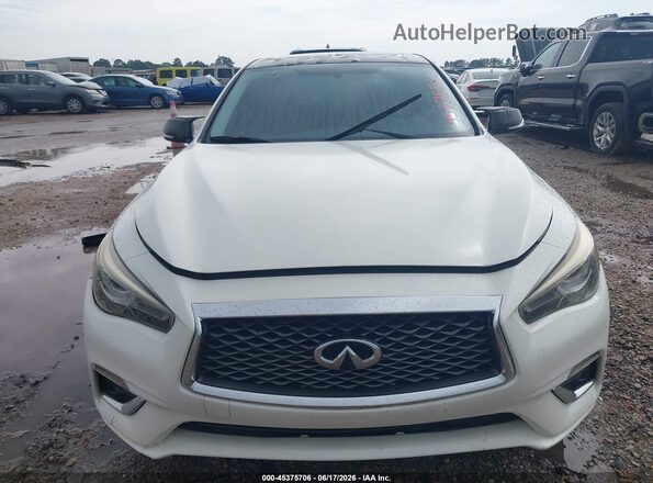 JN1EV7AP5JM590849 2018 INFINITI Q50 Белый Вид панели приборов