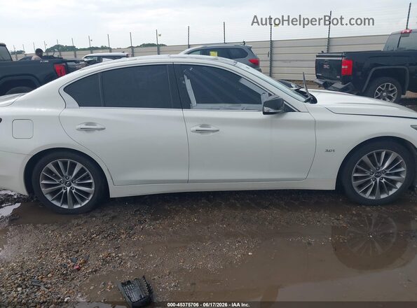 JN1EV7AP5JM590849 2018 INFINITI Q50 Белый Вид щитка приборов