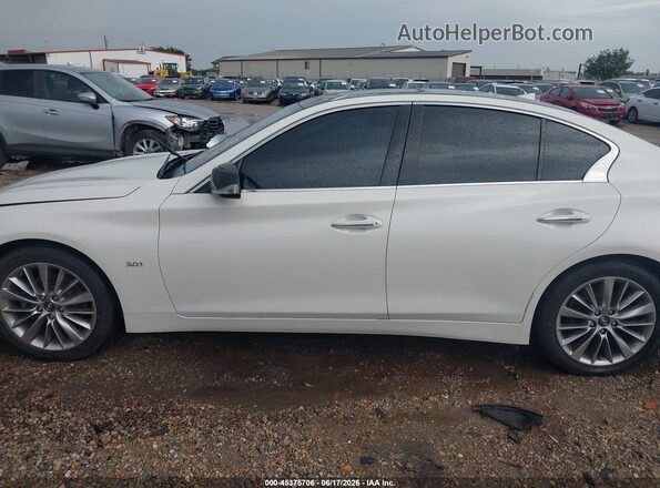 JN1EV7AP5JM590849 2018 INFINITI Q50 Белый Вид задней части салона