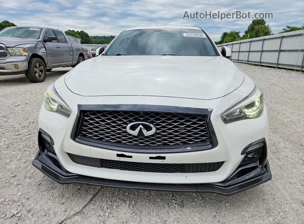 JN1EV7AP5KM541152 2019 INFINITI Q50 White Vista frontal