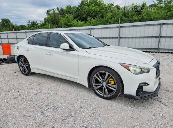 JN1EV7AP5KM541152 2019 INFINITI Q50 White Delantero derecho
