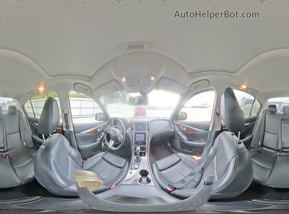 JN1EV7AP5KM541152 2019 INFINITI Q50 White Vista interior de 360 grados