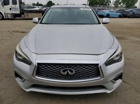 JN1EV7AP5KM542057 2019 INFINITI Q50 Silver Vista frontal