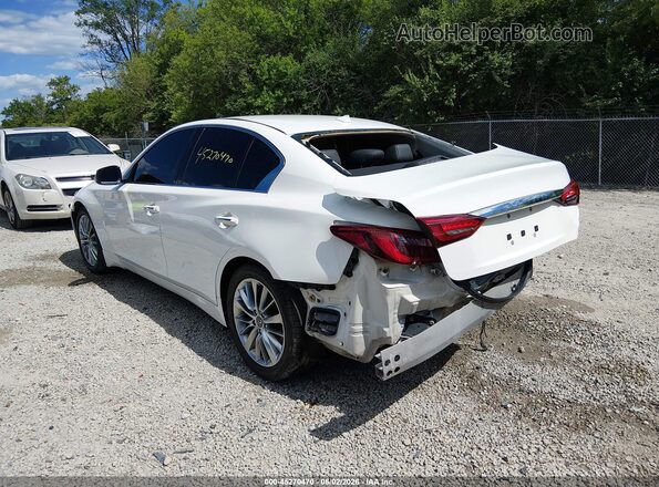 JN1EV7AP5LM200299 2020 INFINITI Q50 White Rear left