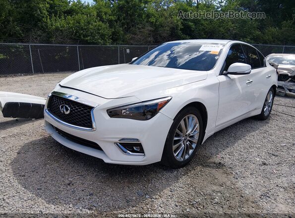 JN1EV7AP5LM200299 2020 INFINITI Q50 White Front left