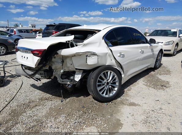 JN1EV7AP5LM200299 2020 INFINITI Q50 White Rear right