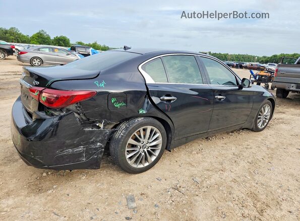 JN1EV7AP5LM201243 2020 INFINITI Q50 Черный Задняя правая четверть