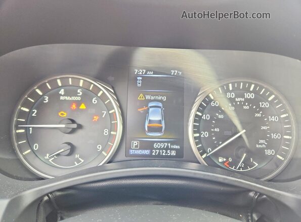 JN1EV7AP5LM201243 2020 INFINITI Q50 Черный Вид щитка приборов