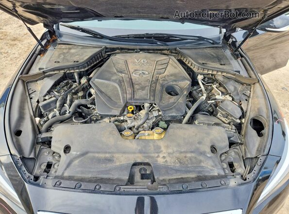 JN1EV7AP5LM201243 2020 INFINITI Q50 Черный Вид задней части салона