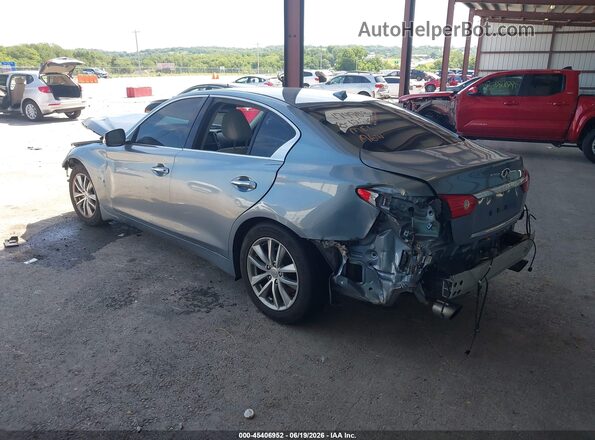 JN1EV7AP6HM735522 2017 INFINITI Q50 Silver Rear left