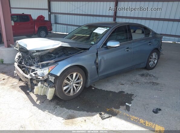 JN1EV7AP6HM735522 2017 INFINITI Q50 Silver Front left
