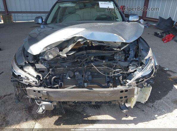 JN1EV7AP6HM735522 2017 INFINITI Q50 Silver Front view