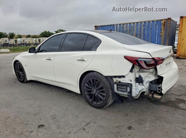 JN1EV7AP6JM357403 2018 INFINITI Q50 White Tył lewy