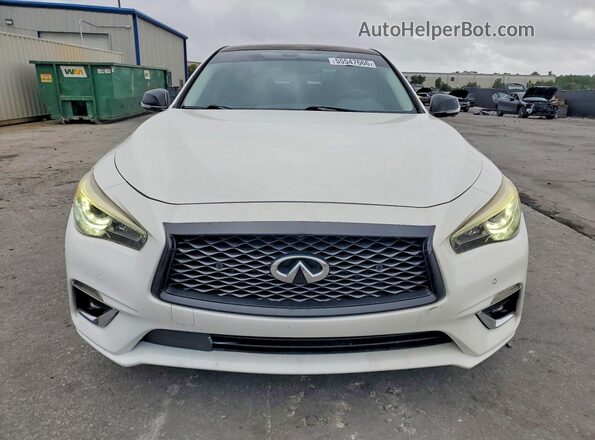 JN1EV7AP6JM357403 2018 INFINITI Q50 White Widok z przodu