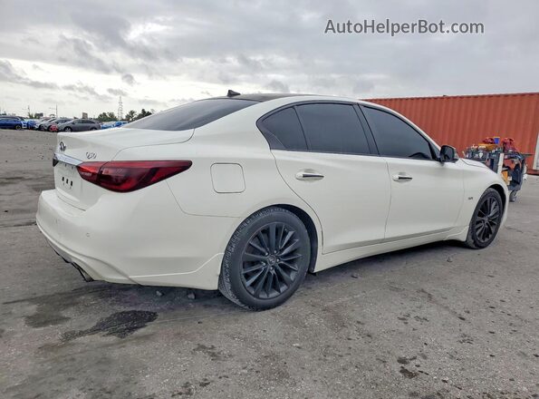 JN1EV7AP6JM357403 2018 INFINITI Q50 White Tył prawy