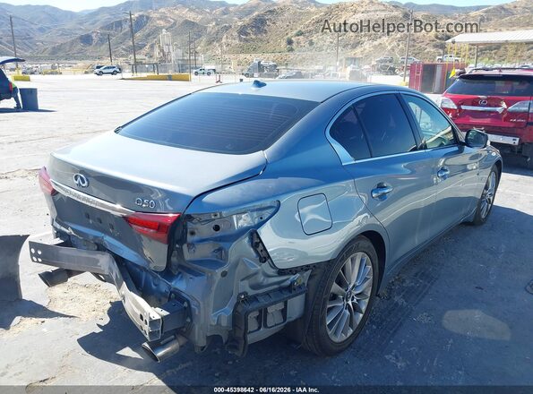 JN1EV7AP6JM361046 2018 INFINITI Q50 Синий Задняя правая четверть
