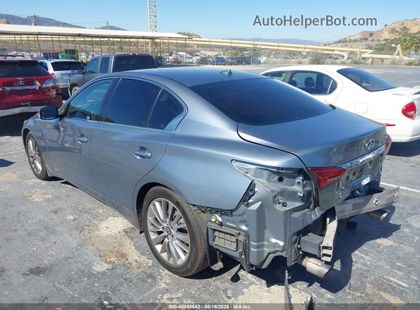 JN1EV7AP6JM361046 2018 INFINITI Q50 Синий Задняя левая четверть
