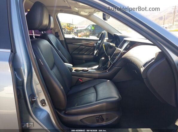 JN1EV7AP6JM361046 2018 INFINITI Q50 Синий Вид салона спереди