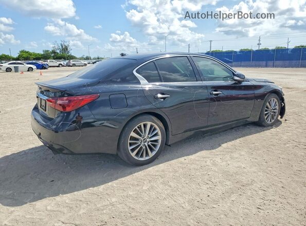JN1EV7AP6KM514865 2019 INFINITI Q50 Черный Задняя правая четверть