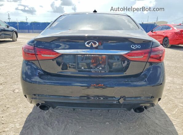 JN1EV7AP6KM514865 2019 INFINITI Q50 Черный Вид сзади