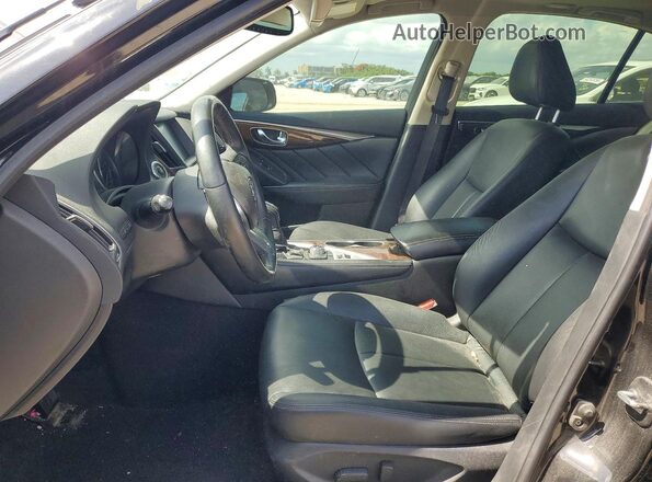 JN1EV7AP6KM514865 2019 INFINITI Q50 Черный Вид салона спереди