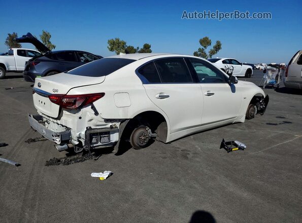 JN1EV7AP6KM543279 2019 INFINITI Q50 White უკანა მარჯვენა