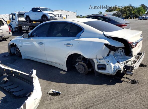 JN1EV7AP6KM543279 2019 INFINITI Q50 White უკანა მარცხენა