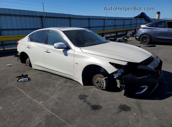 JN1EV7AP6KM543279 2019 INFINITI Q50 White წინა მარჯვენა