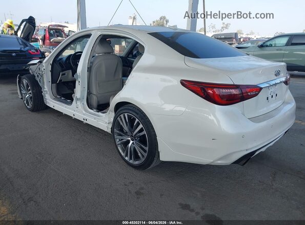 JN1EV7AP6LM204085 2020 INFINITI Q50 White 