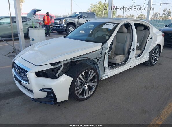 JN1EV7AP6LM204085 2020 INFINITI Q50 White 