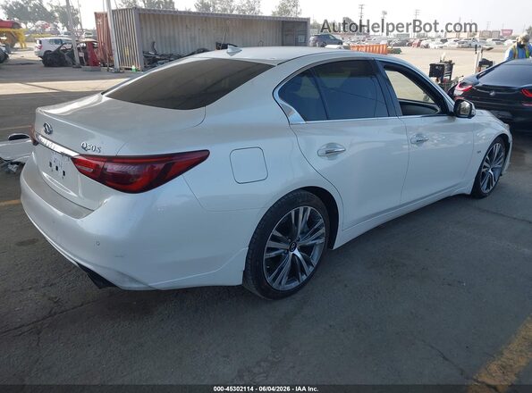 JN1EV7AP6LM204085 2020 INFINITI Q50 White 
