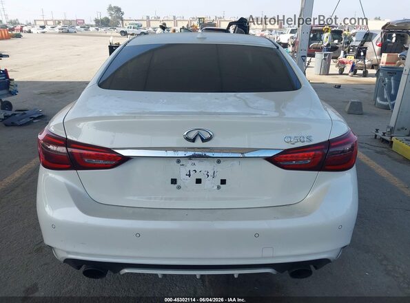JN1EV7AP6LM204085 2020 INFINITI Q50 White 