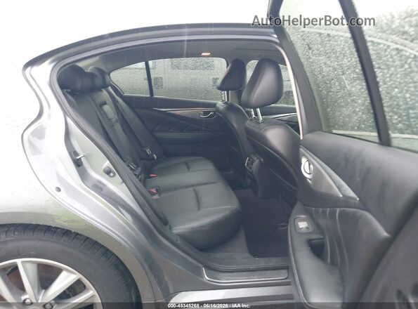 JN1EV7AP7GM303455 2016 INFINITI Q50 Silver VIN կոդի պիտակի տեսք
