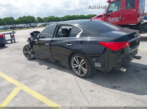 JN1EV7AP7HM731835 2017 INFINITI Q50 Black Rear left
