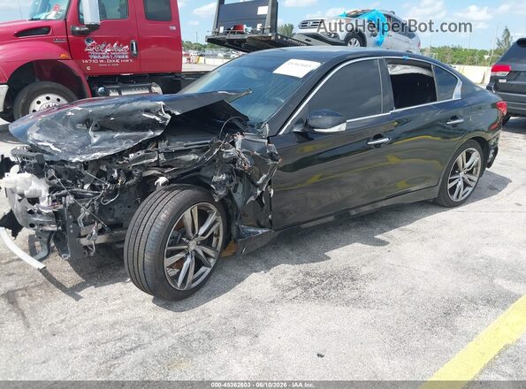 JN1EV7AP7HM731835 2017 INFINITI Q50 Black Front left