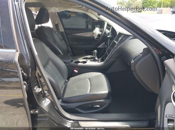 JN1EV7AP7HM731835 2017 INFINITI Q50 Black Front interior view