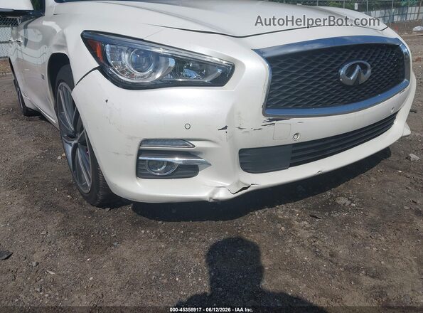JN1EV7AP7HM732077 2017 INFINITI Q50 White Դիմացի տեսք