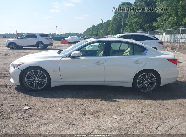 JN1EV7AP7HM732077 2017 INFINITI Q50 White Սալոնի 360 աստիճան տեսք