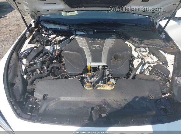 JN1EV7AP7HM732077 2017 INFINITI Q50 White Հետևի տեսք