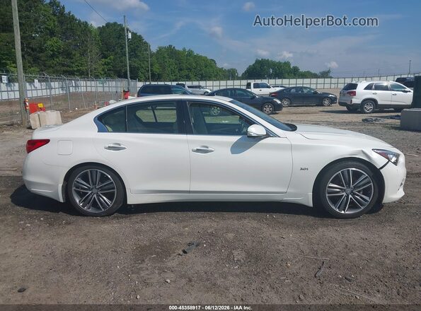 JN1EV7AP7HM732077 2017 INFINITI Q50 White Սալոնի հետևի տեսք