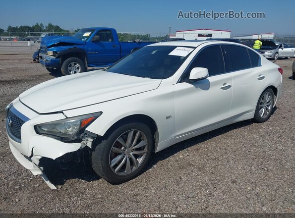 JN1EV7AP7HM744150 2017 INFINITI Q50 White Przód lewy