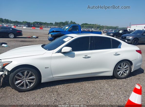 JN1EV7AP7HM744150 2017 INFINITI Q50 White Widok wnętrza 360 stopni